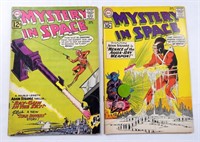 (2) MYSTERY IN SPACE SILVER AGE DC COMIC