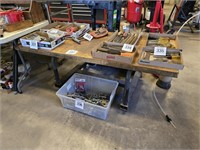 Rolling work table 25" t x 60" x 28"