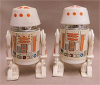 Two 1978 Kenner Star Wars R5-D4 droid action