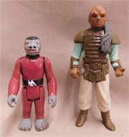 1978 Kenner Star Wars Snaggletooth & 1983 Weequay
