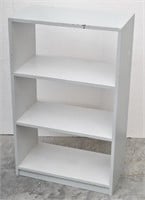 12" D X 24" W X 39" Tall White Bookcase