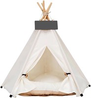 Pet Teepee Dog & Puppy Cat Tents Tipi Bed Portable