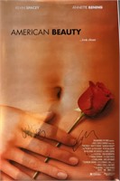 American Beauty cast signed movie poster