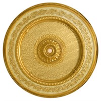 Golden Dream Round Chandelier Ceiling Medallion 60