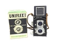 Uniflex I Camera w Box, RC-560, 75mm F 5.6 Lens