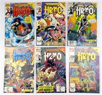 1990 MARVEL "HERO" COMICS SET #1-6