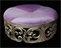 Platine Rococo Ottoman Lavender