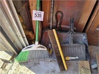 Brooms & dust pans