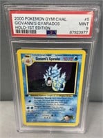 Gyarados 1st Ed PSA 9 Holo Gym Pokemon Card