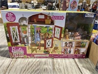 Barbie Sweet Orchard Farm Barn Set New