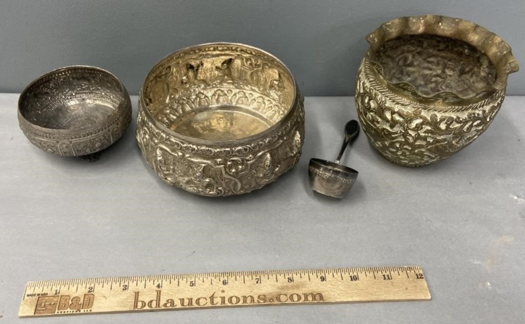 Southeast Asia & India Signed Bowls