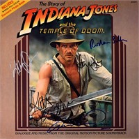 Indiana Jones and the Temple of Doom signed soundt