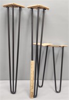 Table Legs Lot Collection Hairpin MCM Style