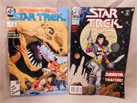 1986 & 1993 Star Trek comic books - 2007 sheet of
