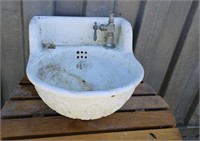 Unusual cast iron sink