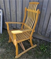 Oak porch chair