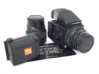 Bronica ETRS Zenza Medium Format Camera, Lenses +