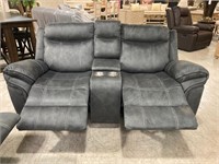 Stanley Charcoal Recliner Sofa Set of 3 (KIT)
