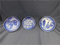 Three 1990's Bing & Grondahl collector plates in