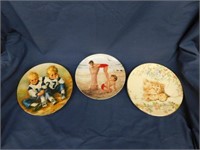 1986 kitten Christmas collector plate - 1979