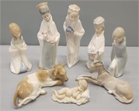 Lladro Nativity Figures & Boxes