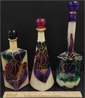 Murano Art Glass Bottles Lot Collection
