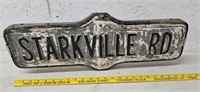 Starkville Rd double sided sign