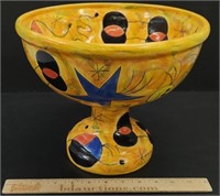 Tlalpan Mexico Art Pottery Compote