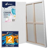 $130  Artkey Stretched Canvas  36x48-2 Pack 100% C