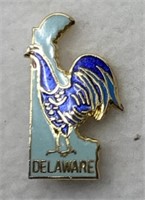 Delaware Blue Hen Enamel Pin