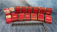 (15) Vintage Schilling Spice Boxes