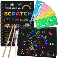 Smasiagon Scratch Paper Art Set for Kids  2 Pack S
