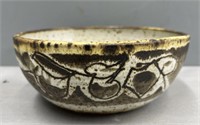 Studio Pottery Ceramic Bowl, Japanese? signed