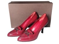 Bally Red Patent Heels