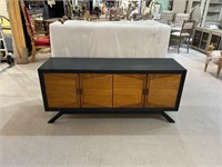 Charcoal TV Cabinet with Inlay