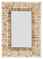 Authentic Natural Wood Mirror 35W x 51H