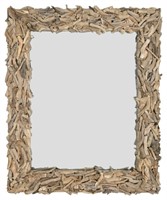 Teak Driftwood Mirror 40W x 48H