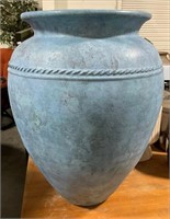 Earthen Blue Wash Grande Vase