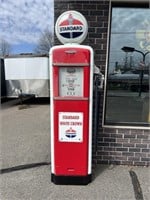Vintage Gilbarco 96 Gas Pump with Standard