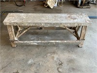 Sheetrock Drywall Aluminum Bench