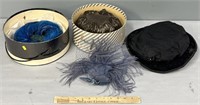 Vintage Hats Fashion Couture Lot Collection