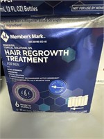 MM hair regrowth treatment 6 mth supply