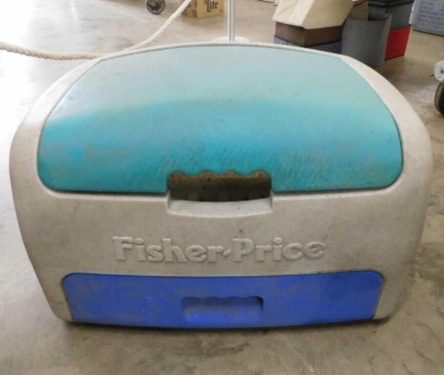 Fisher-Price toy box w/ bottom drawer,