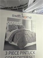 Swift home 3 pc King comforter set