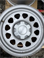 17in Gmc Steel Rim With Center Caps And Sensors
