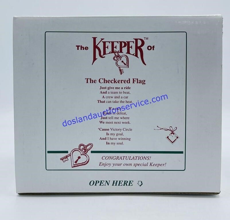 The Keeper of The Checkered Flag Figurine