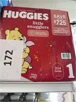 Huggies 204 diapers size 1