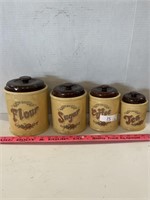 Vintage Set of Canisters