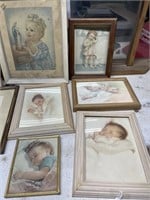Vintage Betsy Pease Baby Pictures Frames and More