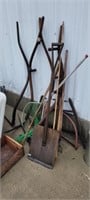 Antique yard tools